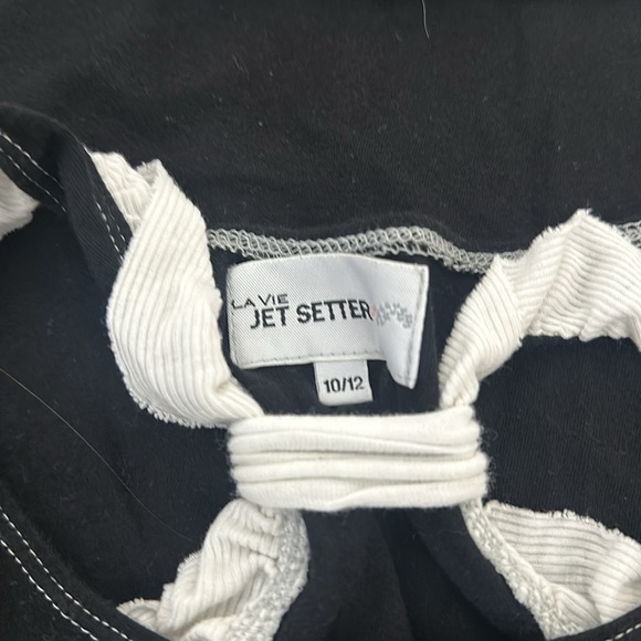 Là vie Jet Setter girl top logo Crazy for Coco size 10/12 - Picture 4 of 5